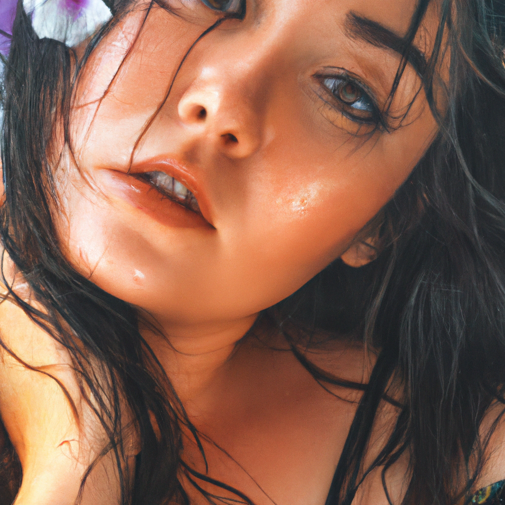 Portrait éditorial en lumière douce à Tahiti